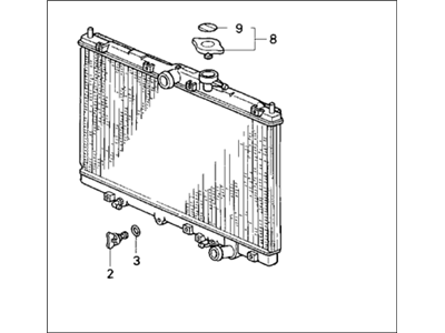 Honda 19010-PEA-901 Radiator (Denso)