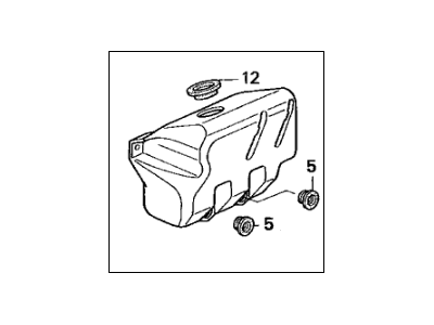 Honda 76841-SX0-A01 Tank, Washer