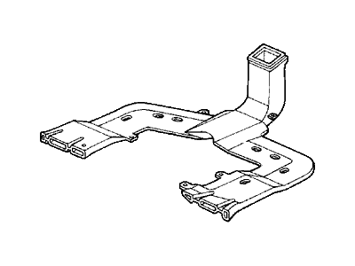 Honda 83331-SX0-000 Duct, RR. Heater