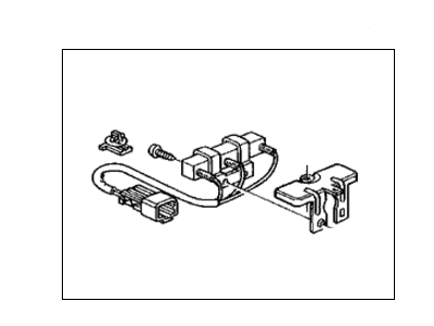 1998 Honda Odyssey Blower Motor Resistor - 79330-SX0-962