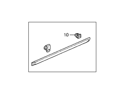 Honda 75303-SX0-A01 Protector, R. RR. Door