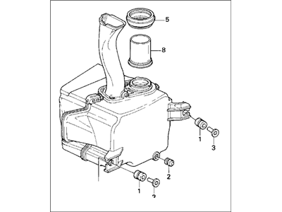 Honda 17230-P1E-010 Chamber Assy., Resonator