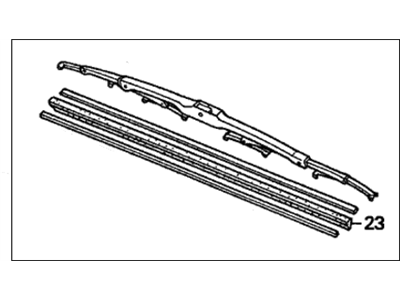 1995 Honda Odyssey Wiper Blade - 76620-SM4-Q01