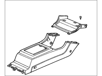 1993 Honda Accord Center Console Base - 77291-SM4-901ZC