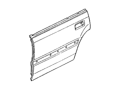 Honda 67651-SM4-A00ZZ Skin, L. RR. Door