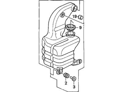 Honda 17230-PT2-010 Chamber Assy., Resonator