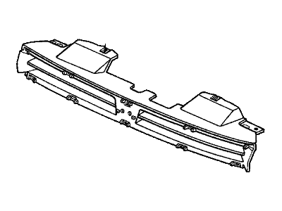 1993 Honda Accord Grille - 75101-SM4-901