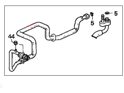 Honda 80321-SM1-A81 Pipe, Suction