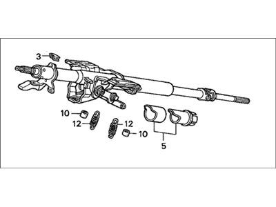 Honda Accord Steering Column - 53200-SM5-A01