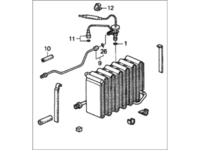 1992 Honda Accord Evaporator - 80210-SM1-A31