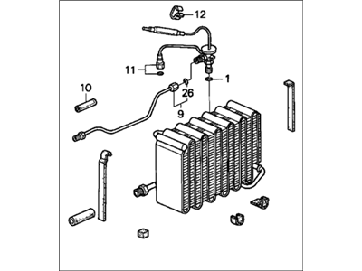 1993 Honda Accord Evaporator - 80210-SM1-A31