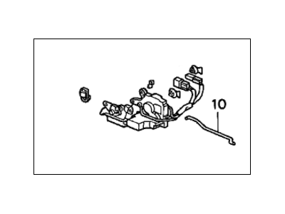 1991 Honda Accord Tailgate Lock - 74800-SM5-A01