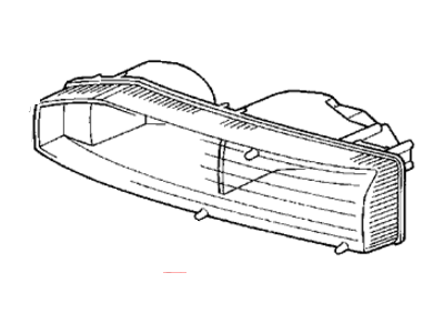 Honda 33103-SM4-A02 Headlight Unit, Passenger Side