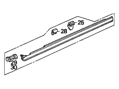 1991 Honda Accord Door Moldings - 72450-SM4-003