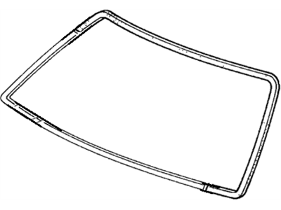 Honda 73125-SS0-000 Rubber, FR. Windshield Dam