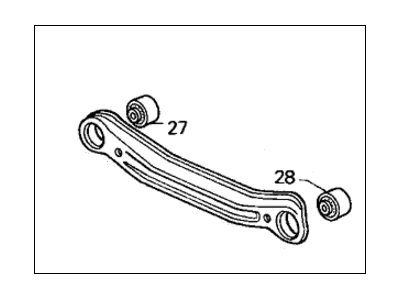 Honda 52355-SM5-A21 Arm B, Right Rear (Lower)