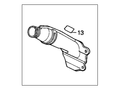 1991 Honda Accord Steering Column Cover - 53320-SM5-A00