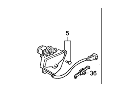 Honda 04802-SM4-901 Actuator Sub-Assembly, Right Front