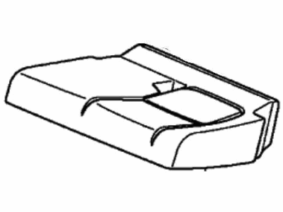Honda 82537-THR-L01 Pad Complete Left, Rear-Cushion