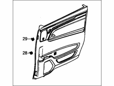 2023 Honda Odyssey Door Trim Panel - 83751-THR-A01ZA