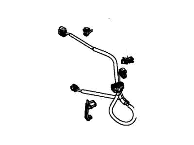Honda 32165-THR-C00 SUB-WIRE, RR- BUMPER