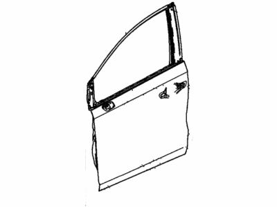 Honda 67010-THR-305ZZ PANEL, R. FR. DOOR