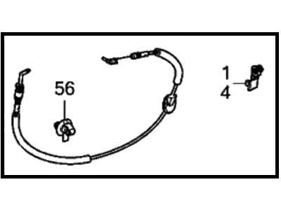 Honda 72681-THR-305 CABLE KIT, L