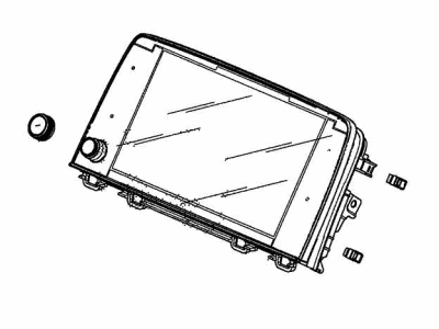Honda 39710-TLA-A21RM Display Assy,Ctr
