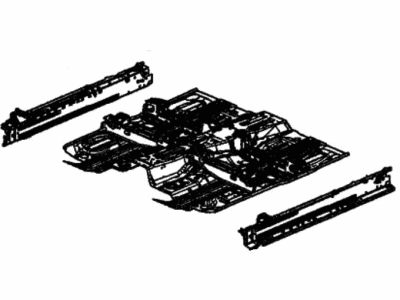 Honda CR-V Hybrid Floor Pan - 65100-TPG-305ZZ