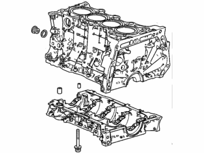 Honda Accord Hybrid Engine Block - 11000-6C1-A00