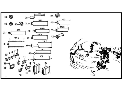 Honda 32200-TPG-A10 ENG ROOM WIRE HARN