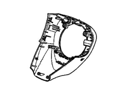 Honda CR-V Hybrid Steering Column Cover - 78518-TLB-A81ZA