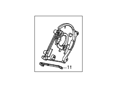 Honda 11860-RCA-A00 Plate Assembly, Front Timing Belt Back Cover