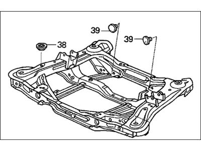 Honda Accord Rear Crossmember - 50300-SDA-L00