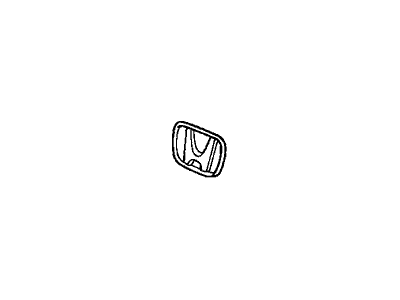 Honda 75700-SDN-000 Emblem, Front (H)