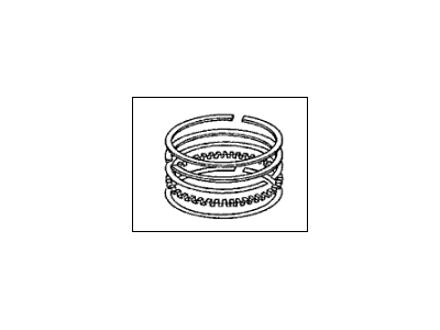 2005 Honda Accord Piston Rings - 13021-RAD-004