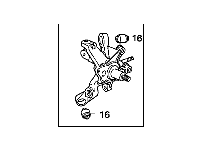 Honda 52210-SDA-A50 Knuckle, Right Rear (Disk)