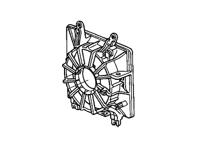 Honda Accord Fan Shroud - 19015-RCA-A01