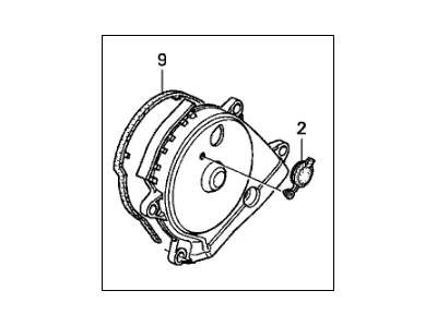 Honda 11830-RCJ-A00 Cover Assembly, Rear Timing Belt (Upper)