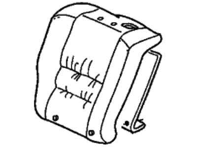 Honda 82121-SDN-A52ZB Cover, Right Rear Seat-Back Trim (Ivory) (Leather)