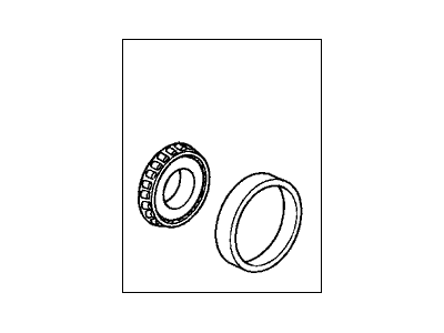 Honda 91122-RDK-003 Bearing, Taper (45X85X19.7)