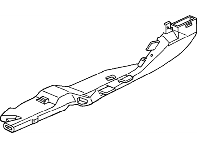 Honda 83381-SDN-A00 Duct, L. RR. Heater