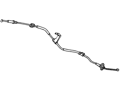 Honda 47560-SDN-A01 Wire, Driver Side Parking Brake