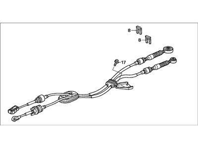 2006 Honda Accord Shift Cable - 54310-SDP-L02