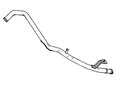 Honda 19510-RAA-A10 Pipe, Heater