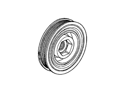 Honda 13810-RAA-J02 Pulley, Crankshaft