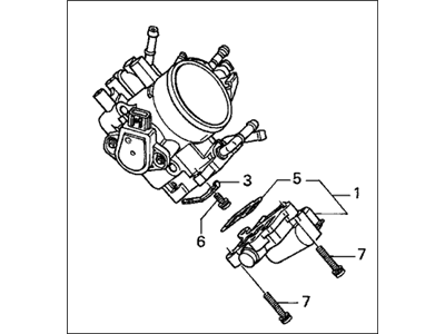 Honda 16400-RAA-A12 Body Assembly, Throttle (Gyf4A)