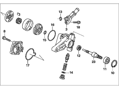 Honda 06561-RCA-505RM Pump, Power Steering (Reman)