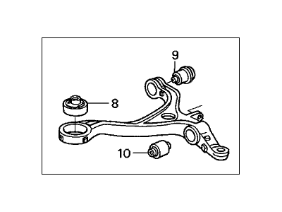 Honda 51350-SDB-A00 Arm, Right Front (Lower)