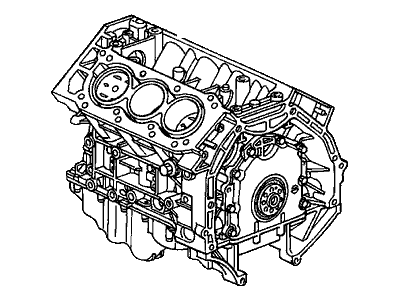 2005 Honda Accord Engine Block - 10002-RCA-A01